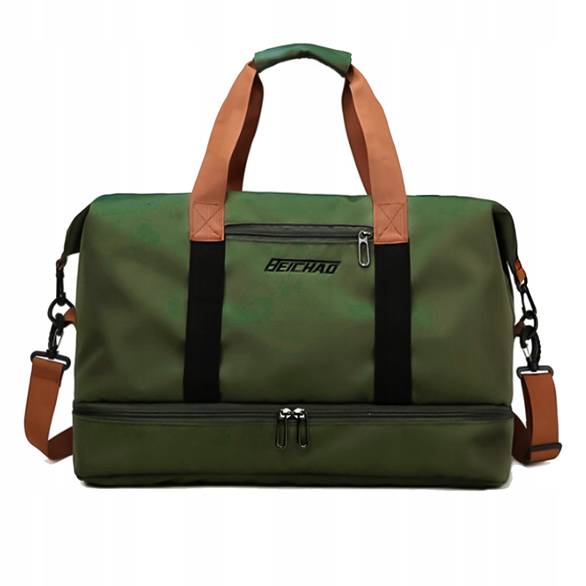 DAMSKA MĘSKA TORBA PODRÓŻNA SPORTOWA BAGAŻ DO JOGI NA SIŁOWNIĘ NA RAMIĘ 30L Kod producenta HE-042