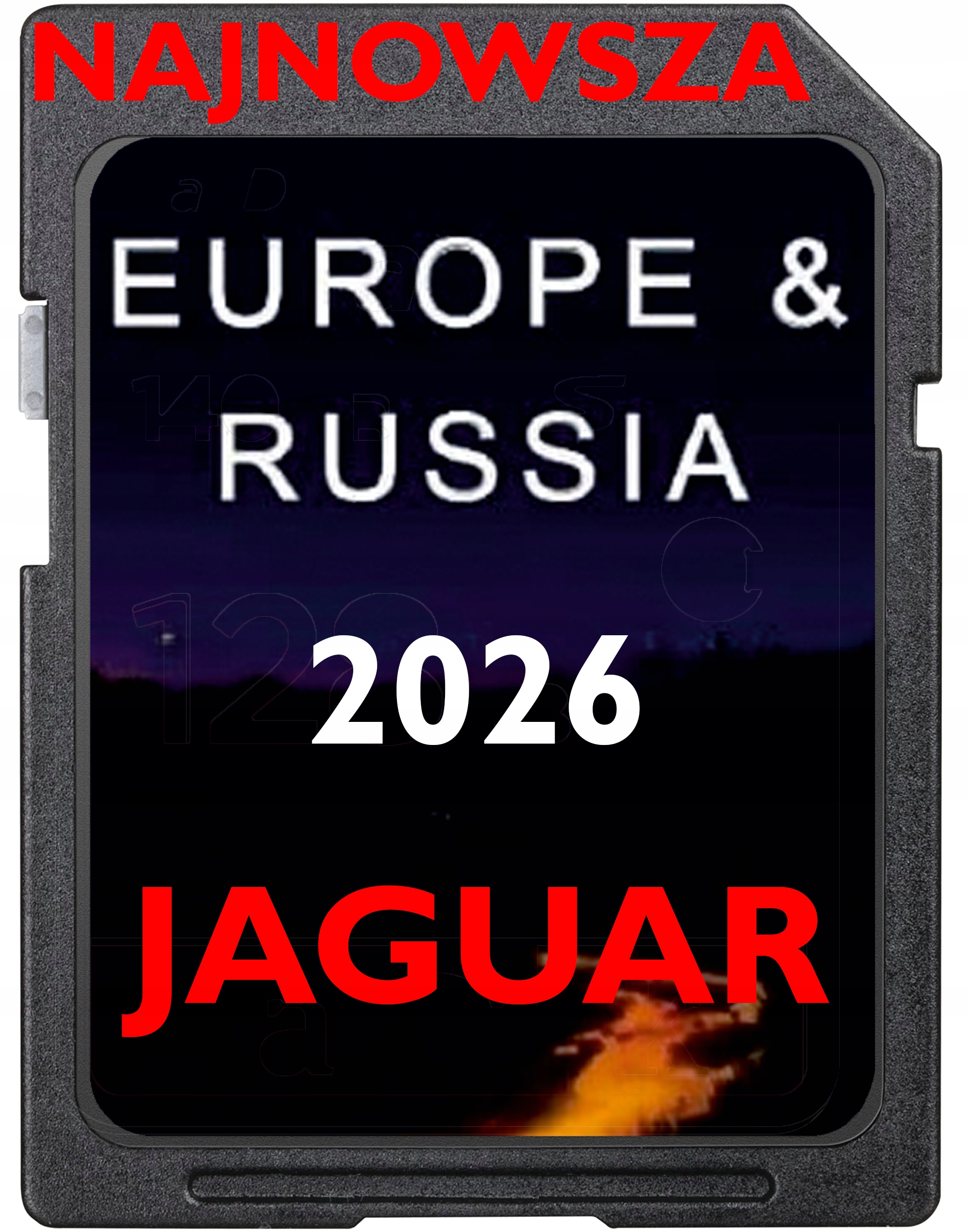 Mapa Karta Sd Jaguar 2026 Incontrol Europa F Type F-pace Xj Xe Xf