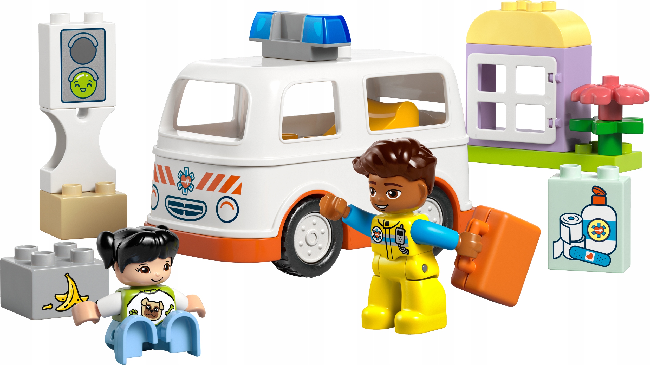 Lego Duplo 10447 Karetka Z Kierowcą Zestaw Klocki Dla Dzieci Auto