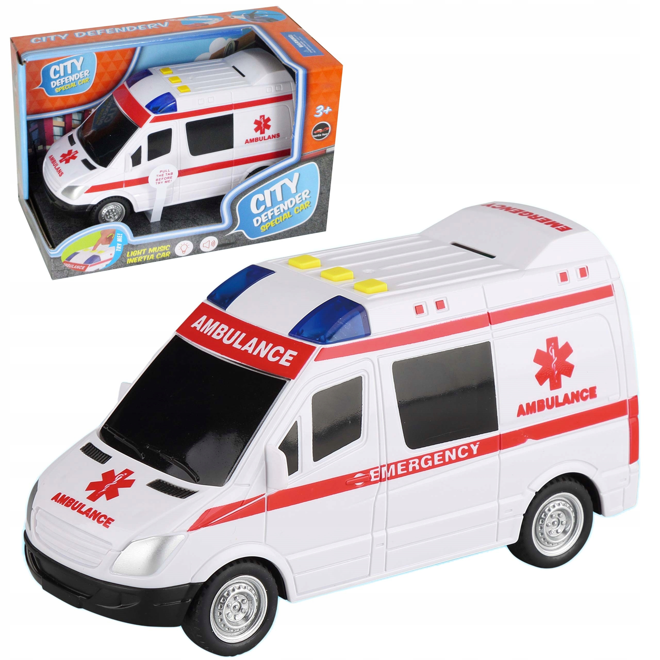 

Pogotowie Karetka Ambulans Dźwięk Światło Auto