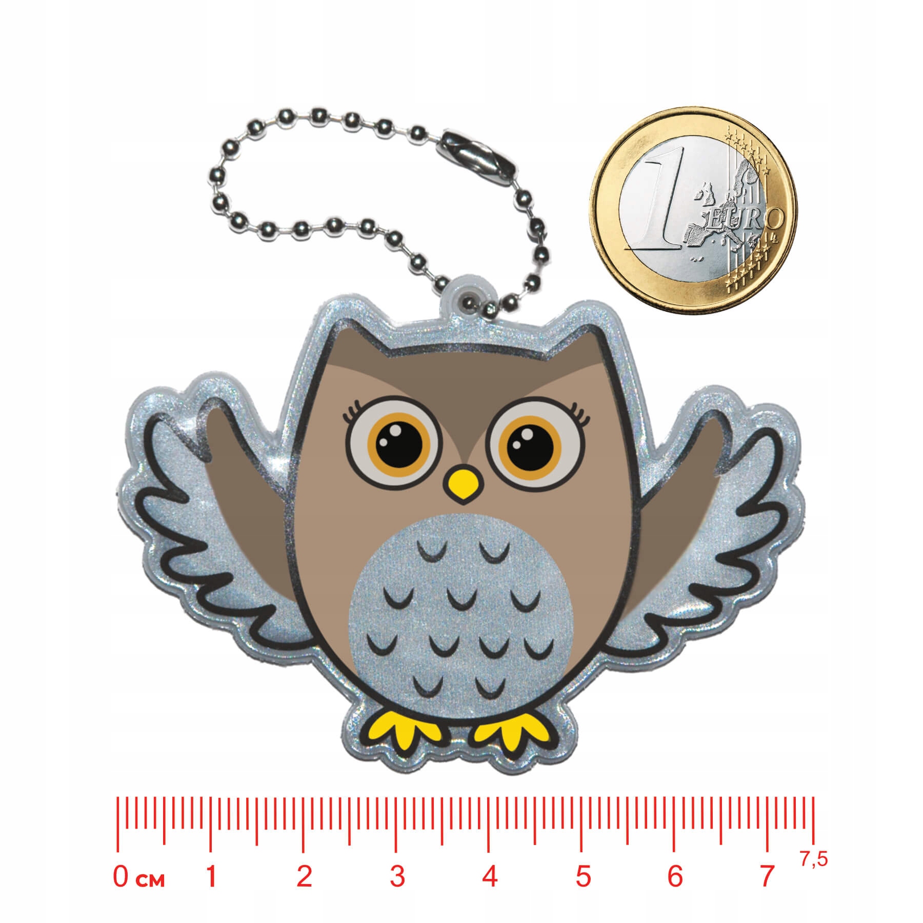 ODBLASKOWA ZAWIESZKA BRELOK SOWA ODBLASK SÓWKA Marka Stamal