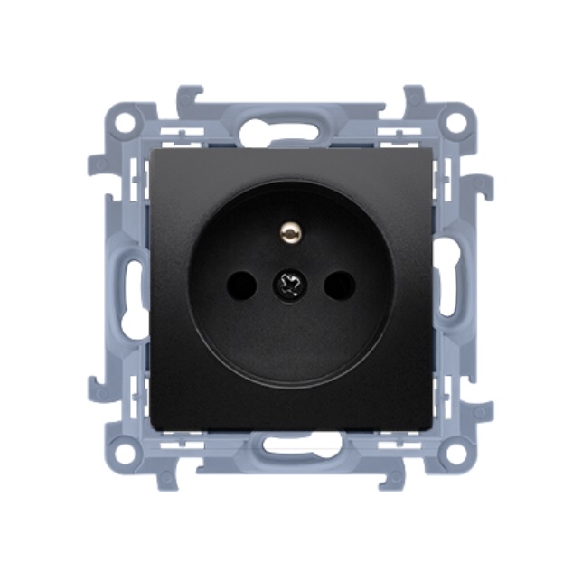 SIMON 10 GNIAZDO WTYCZKOWE Z UZIEMIENIEM POJEDYŃCZ