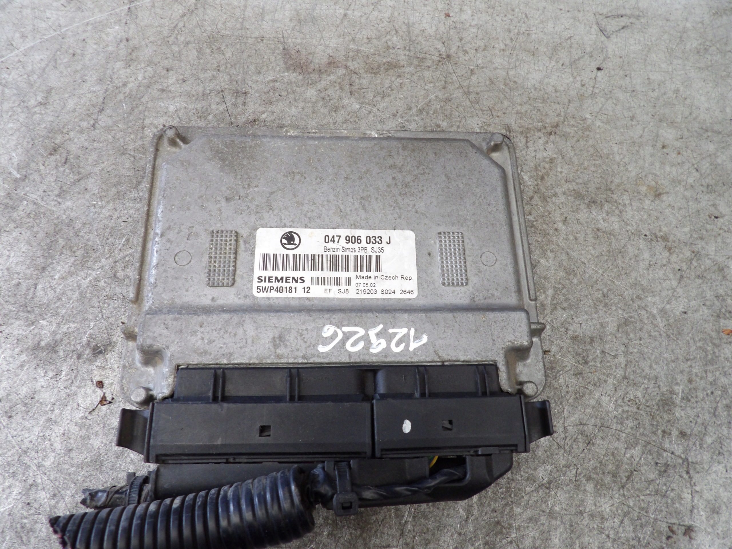 Skoda Fabia and 1,4-60km computer control unit