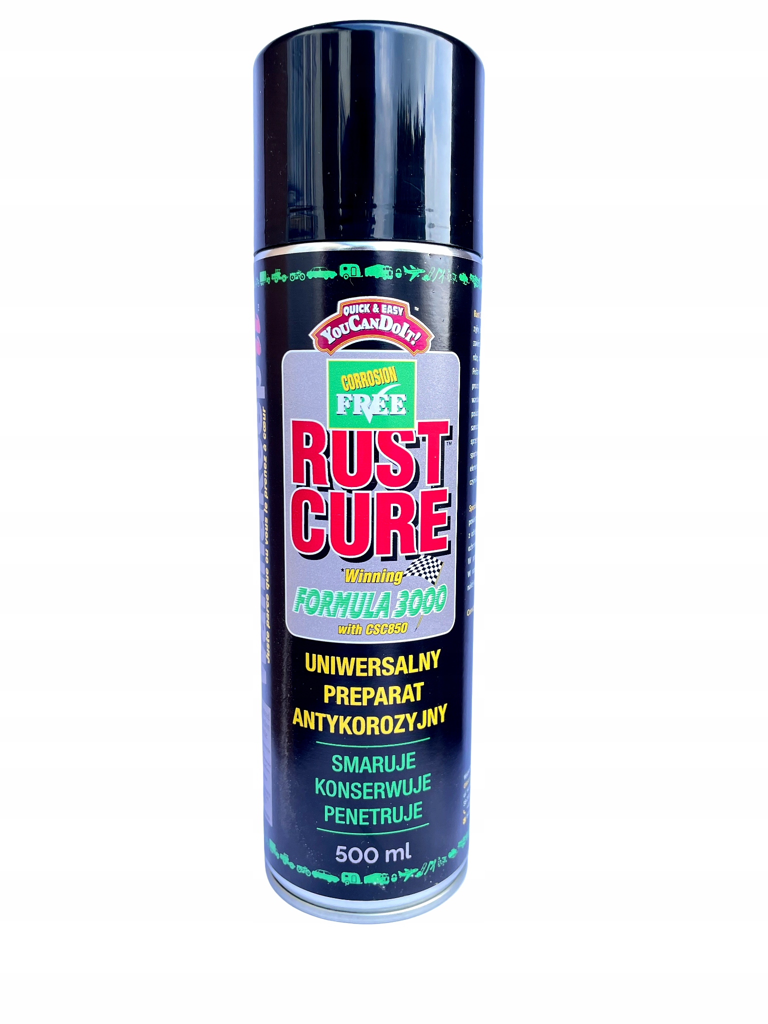 Corrosion Free Rust Cure 3000 500ml antykorozyjny spraj podwozia profile