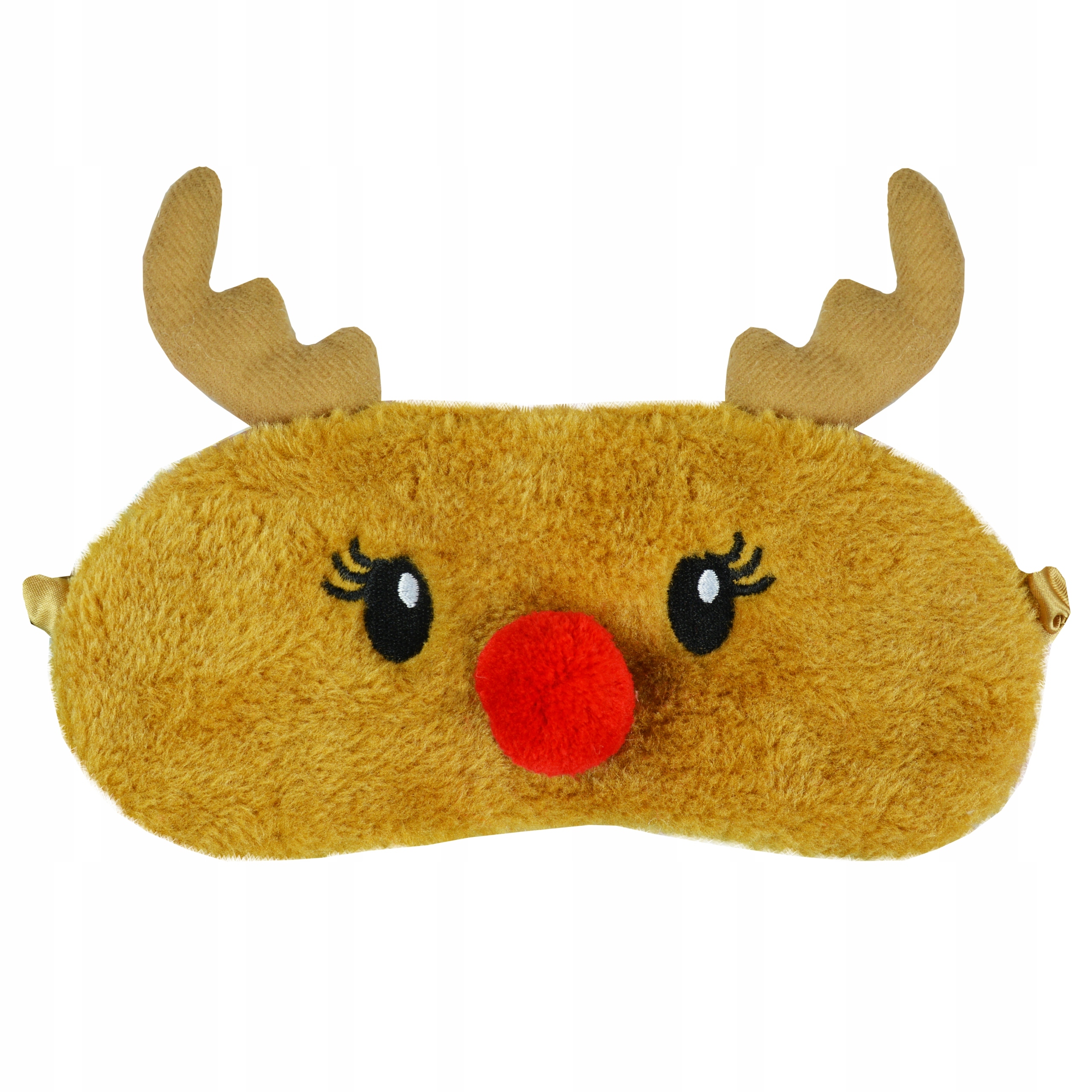 OPASKA NA OCZY DO SPANIA MASKA ZACIEMNIAJĄCA PLUSZOWA JELONEK MIŁA PODRÓŻY