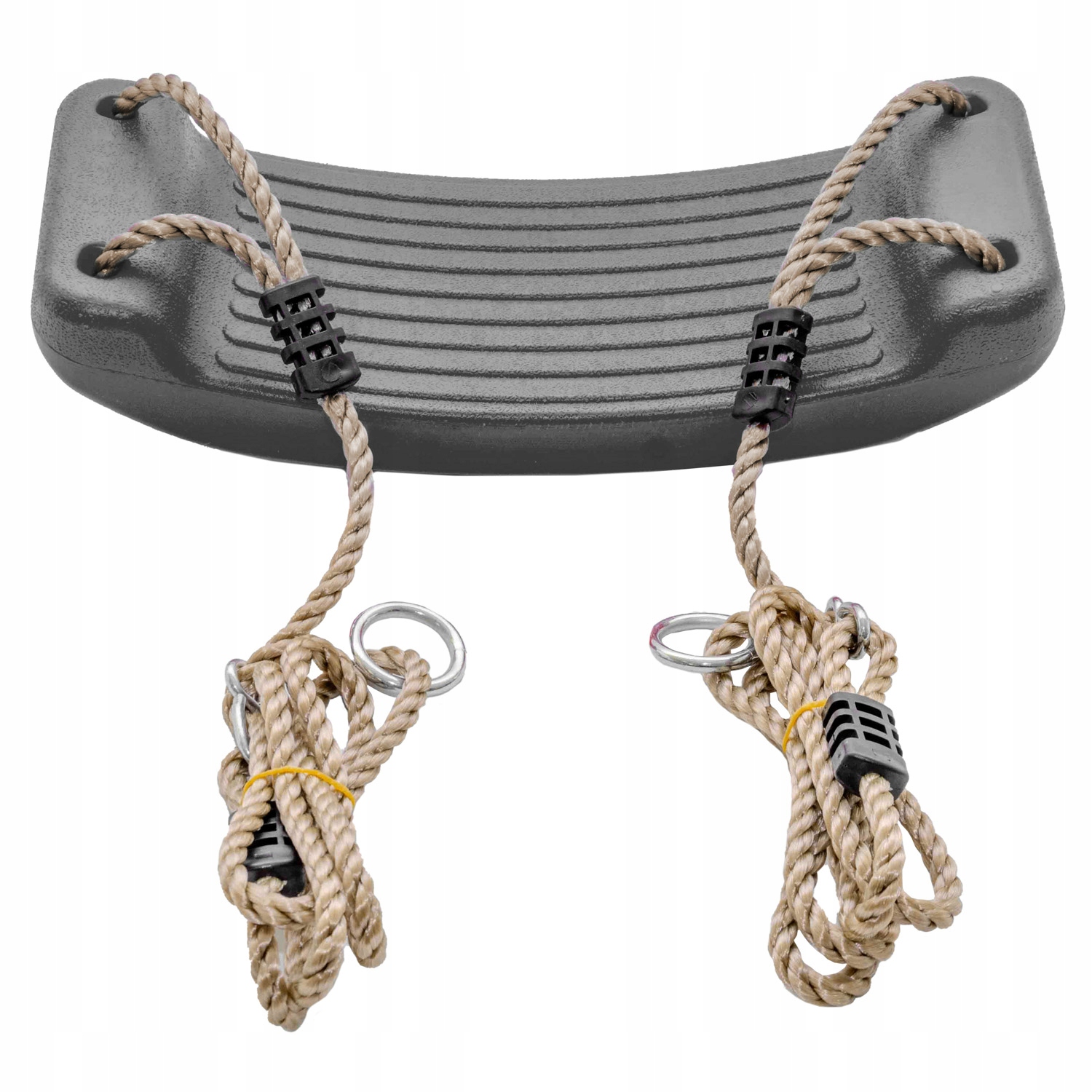 Huśtawka ogrodowa DESKA siedzisko dla dzieci Szare Rodzaj siedzisko