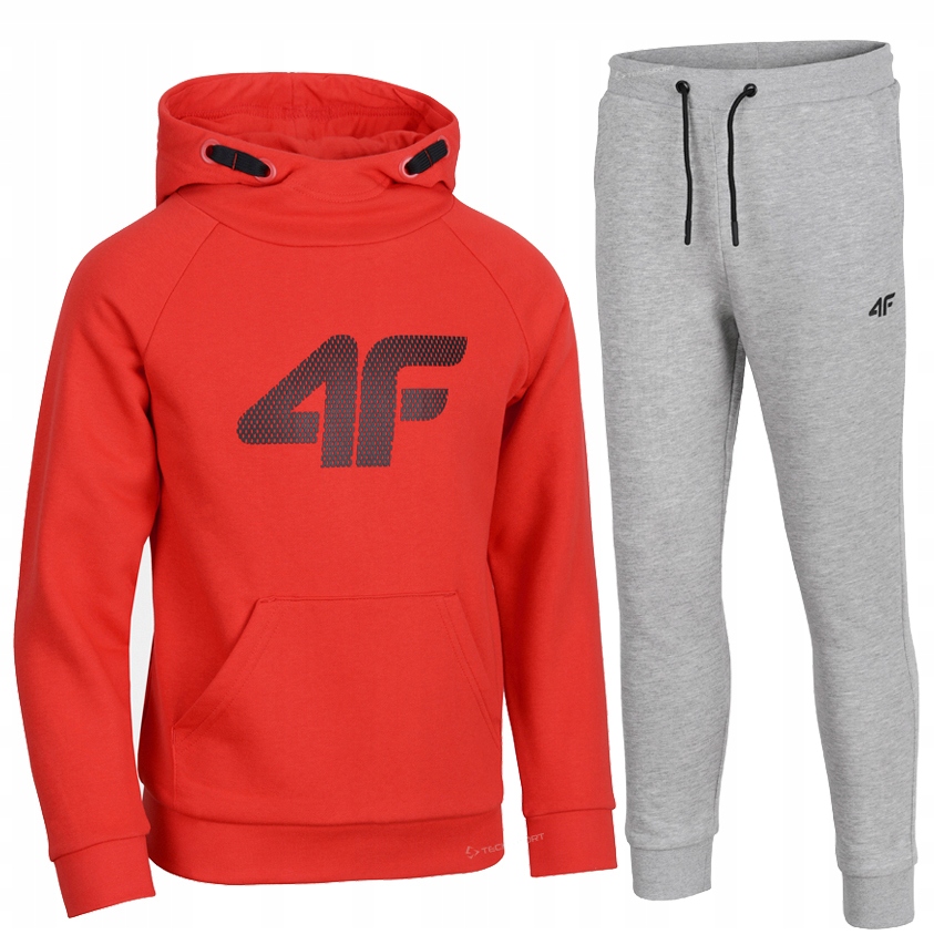 

4F Chłopięcy Dres Komplet Bluza Spodnie 146