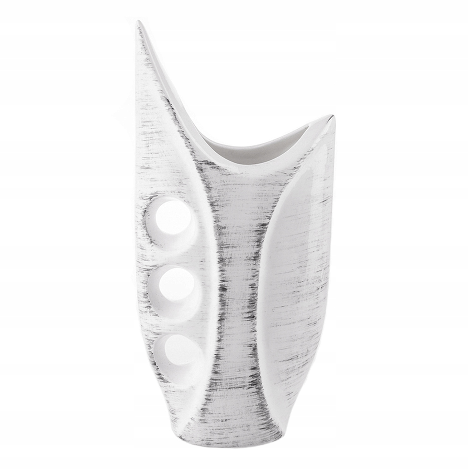 

Wazon Ceramiczny Bass flakon biało-czarny eco