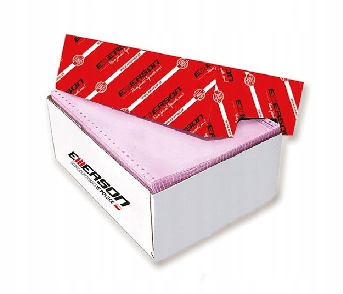 Papier do drukarki igłowej (składanka) Emerson (1+1) 240x2x12" 60g 900 s