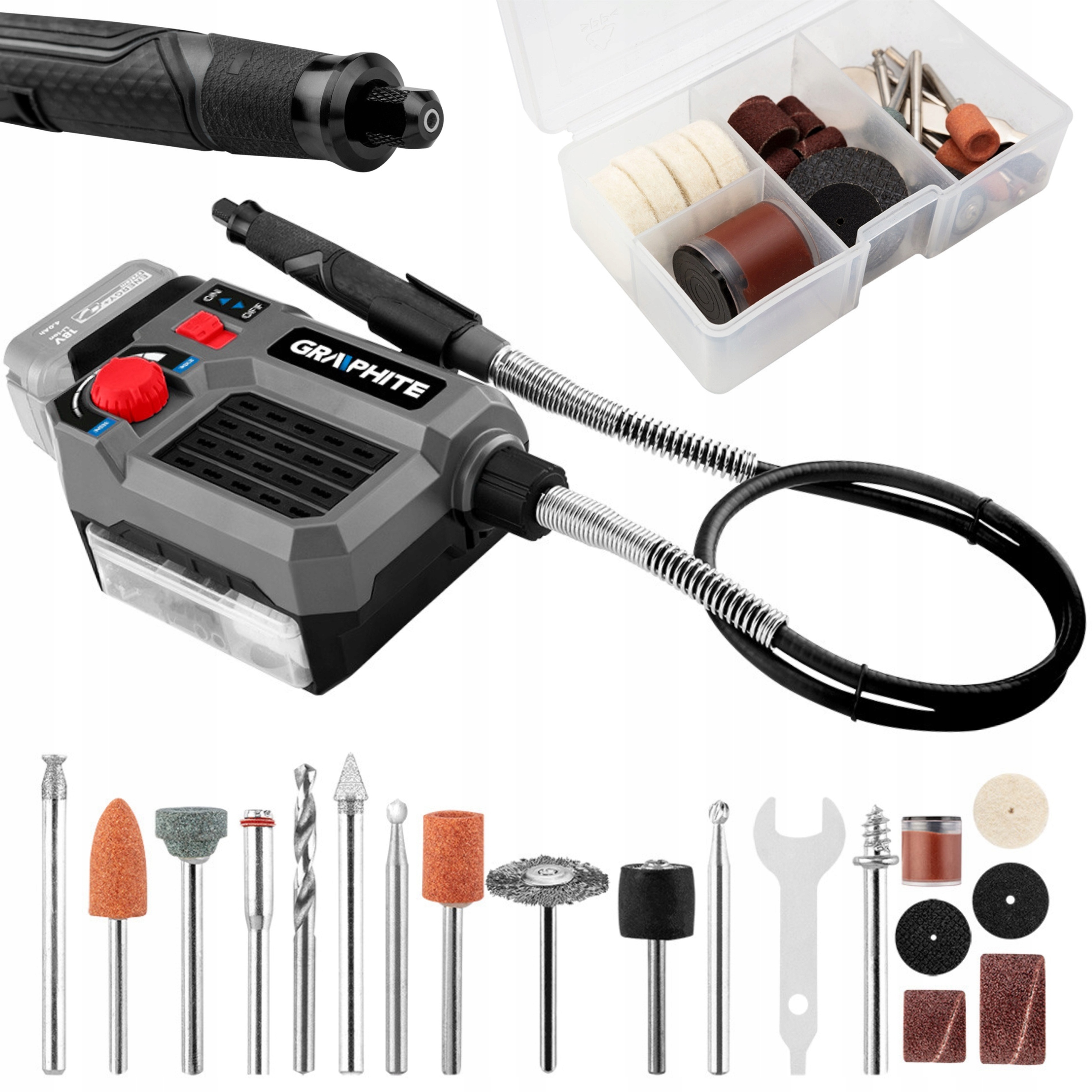 

Graphite Multiszlifierka Akumulatorowa 18V 58GE107