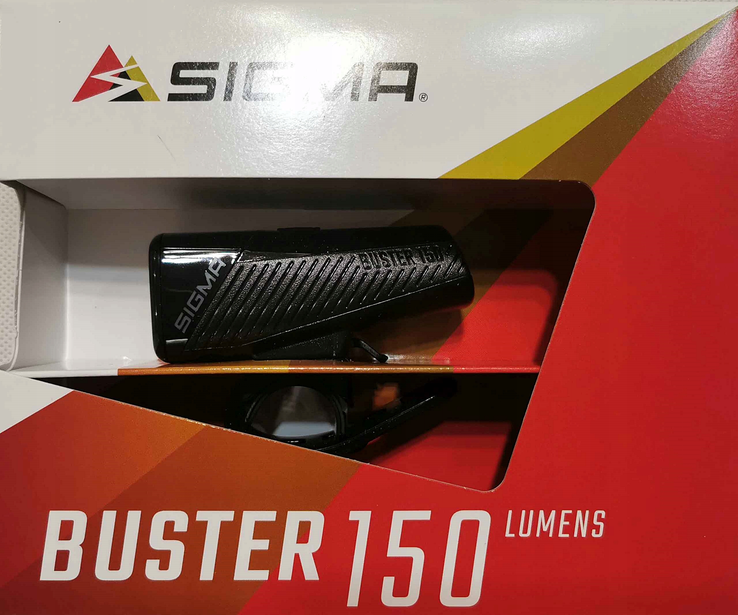 Sigma Buster 150 Fl Lampka Przednia Ładowana Usb 5 Trybów