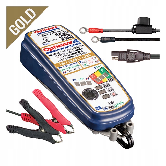 Ładowarka Tecmate OptiMate 4 Quad 12V do motocykli Nr: 998313