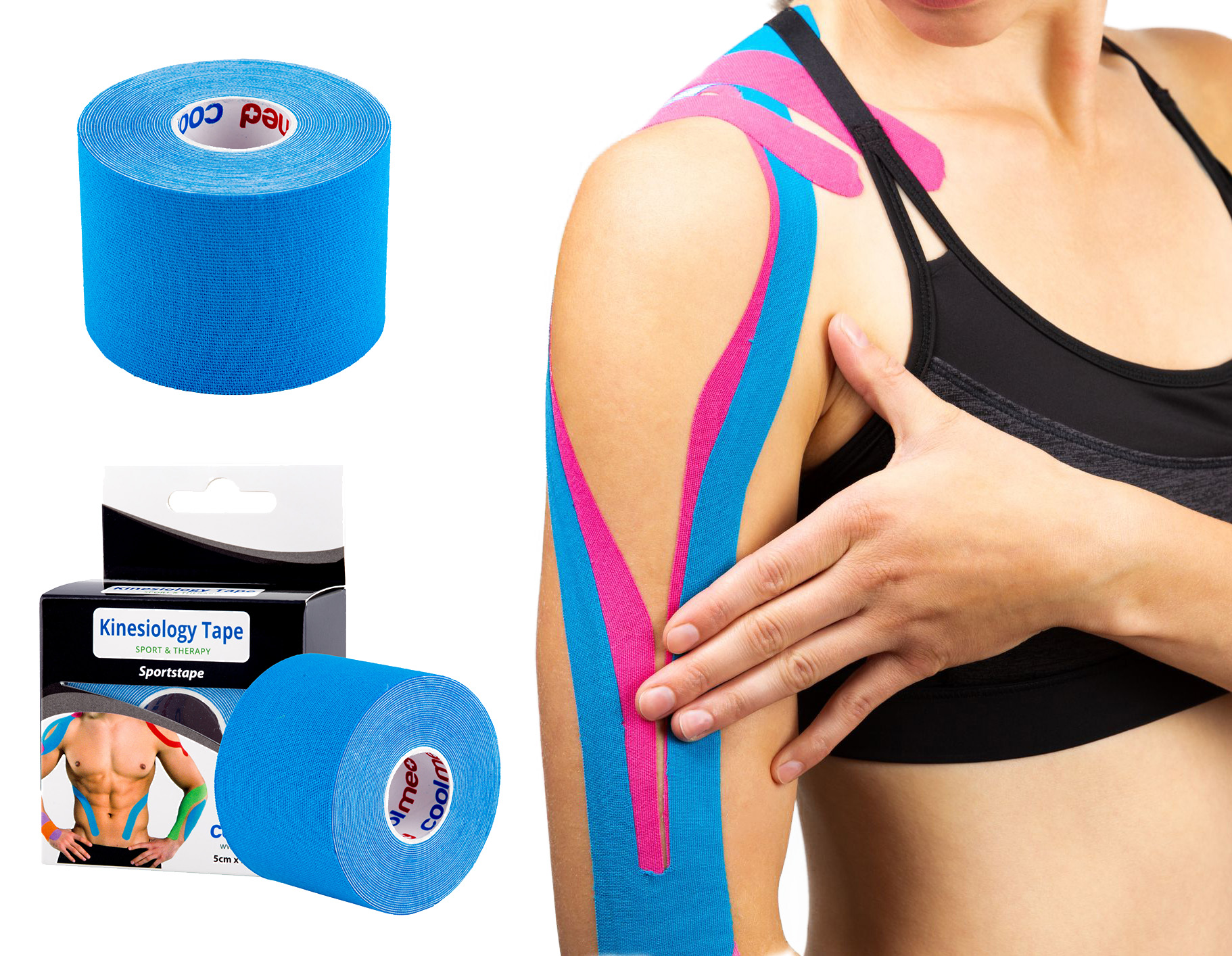 

Kinesiotaping Kinesio Plastry Tejpy Tape Taśma