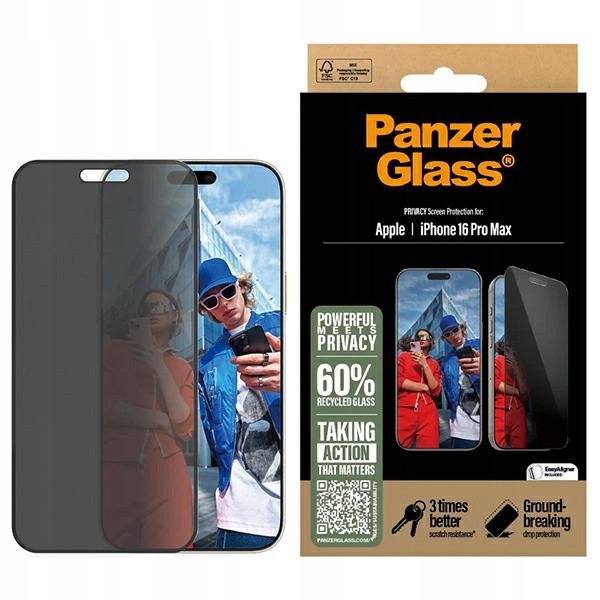 Ochranný kryt PanzerGlass pro iPhone 16 Pro Max 6,9" Uwf P2864
