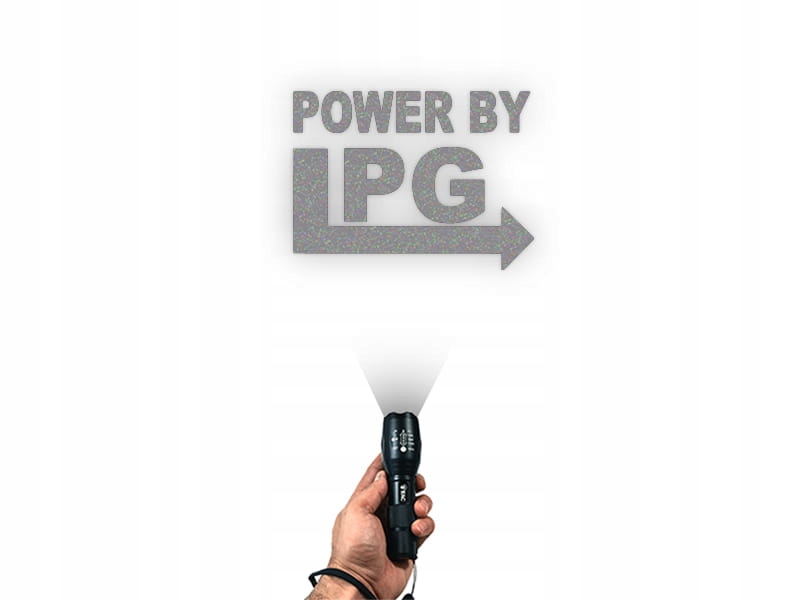 POWER BY LPG - Naklejka na samochód na auto ODBLASKOWA Producent Inny