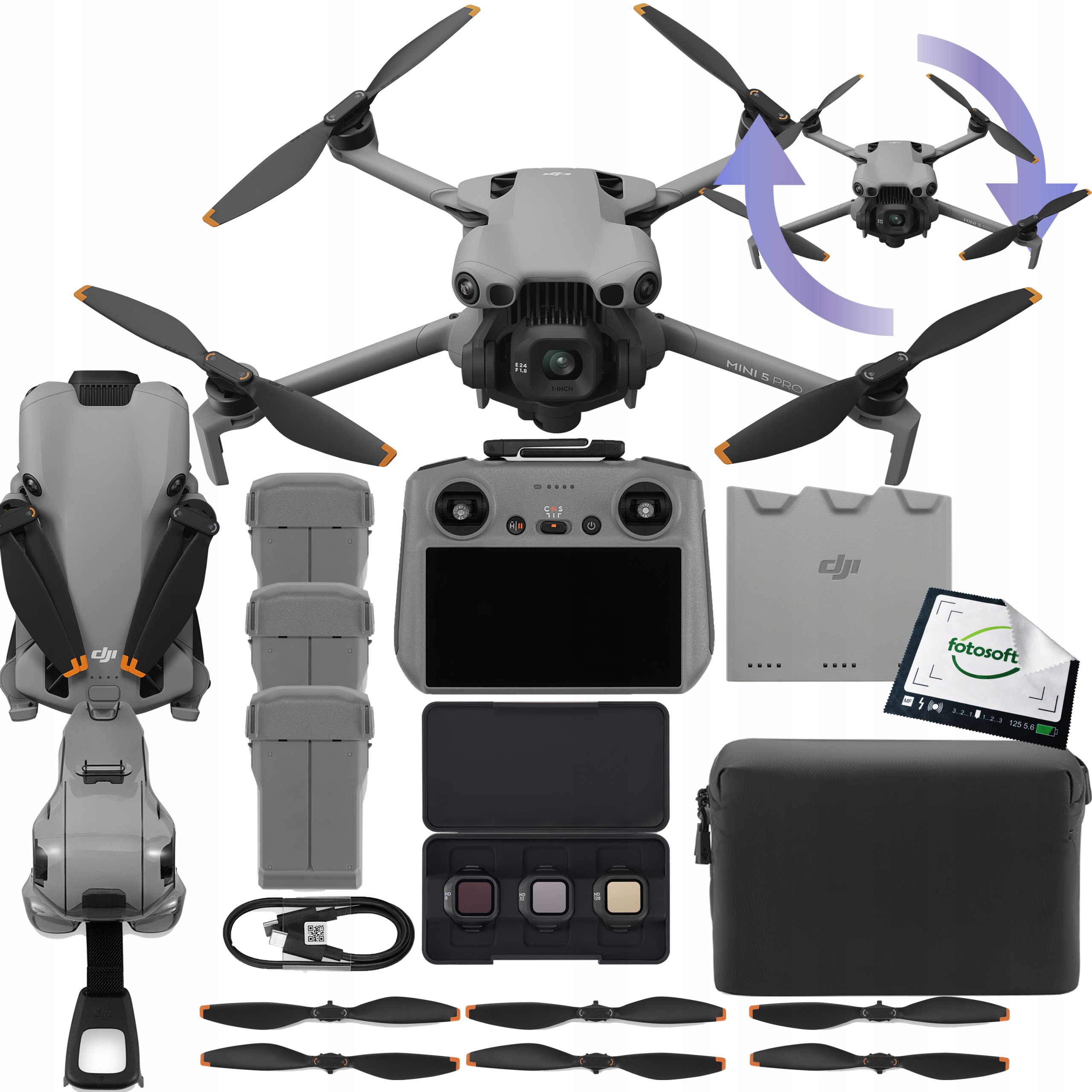 Dji Mini 2 Fly More Combo - Niska cena na Allegro