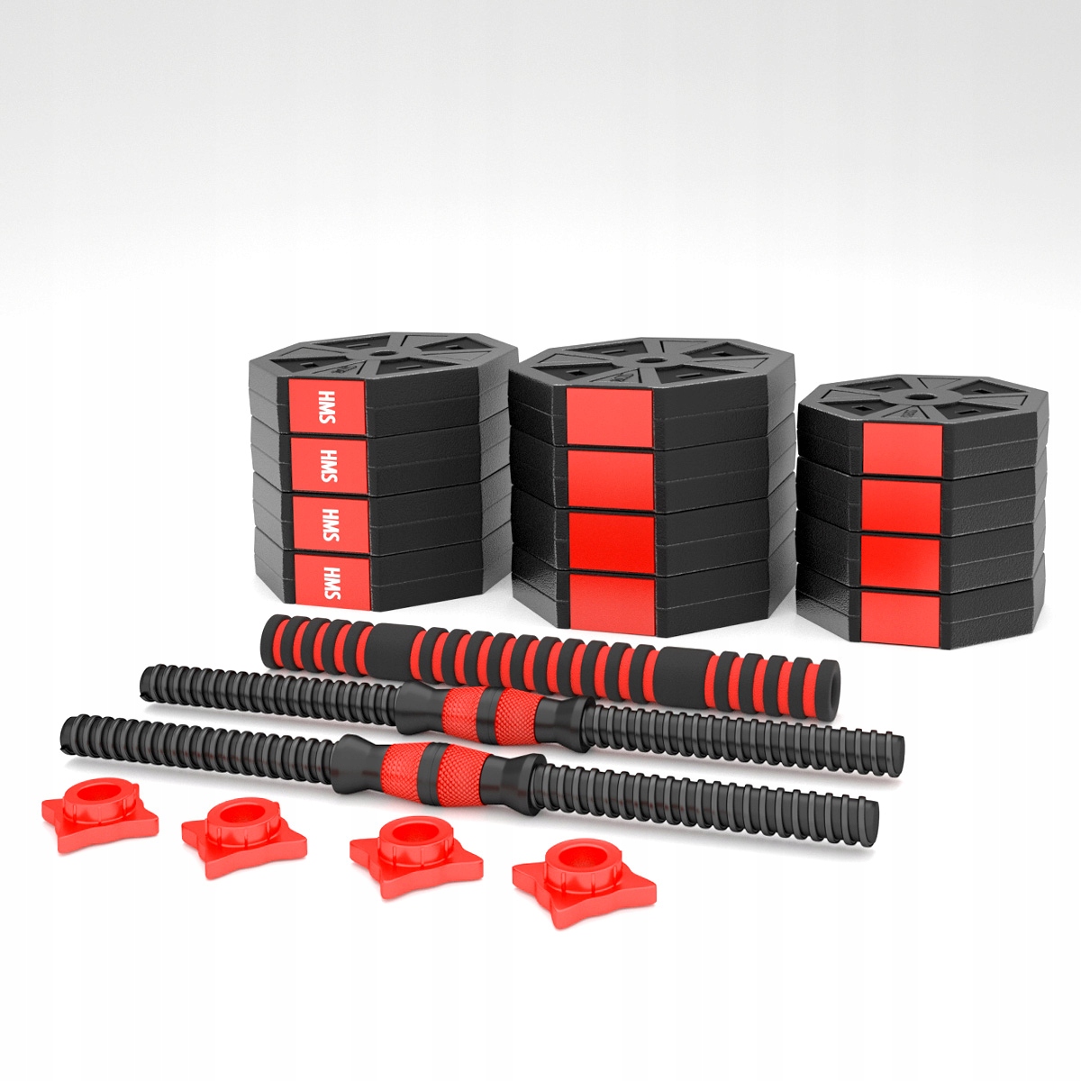 ZESTAW SZTANGA HANTLE KOMPOZYT 30KG HMS SGC30 Rodzaj bitumiczne