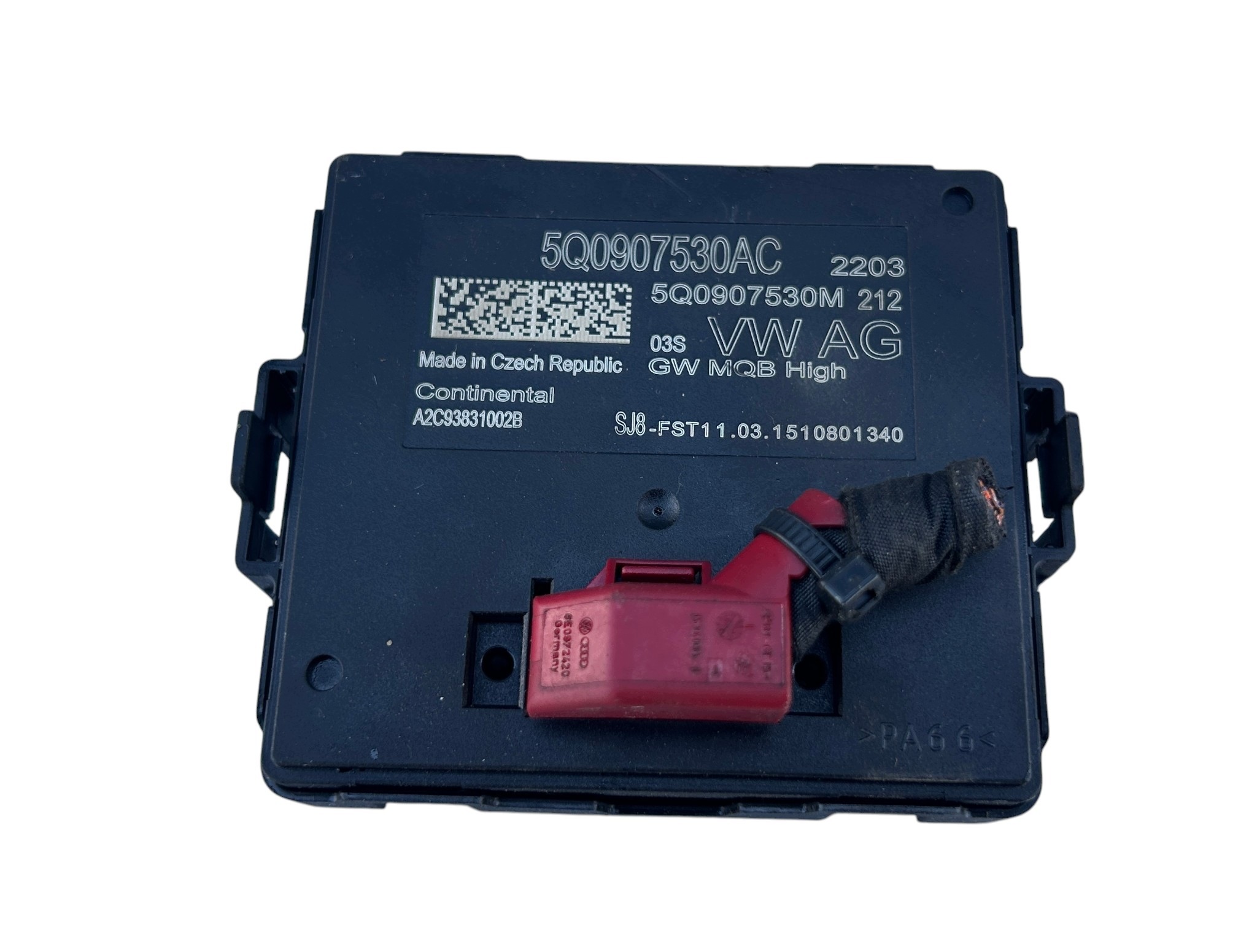 module control unit GATEWAY VW PASSAT B8 14- 5Q0907530AC
