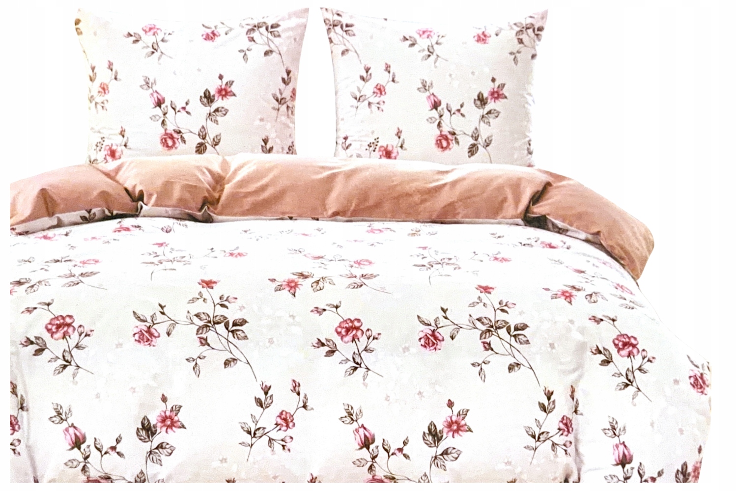 Komplet pościeli 220x200 +2x 70x80 bawełna satynowa dwustronna