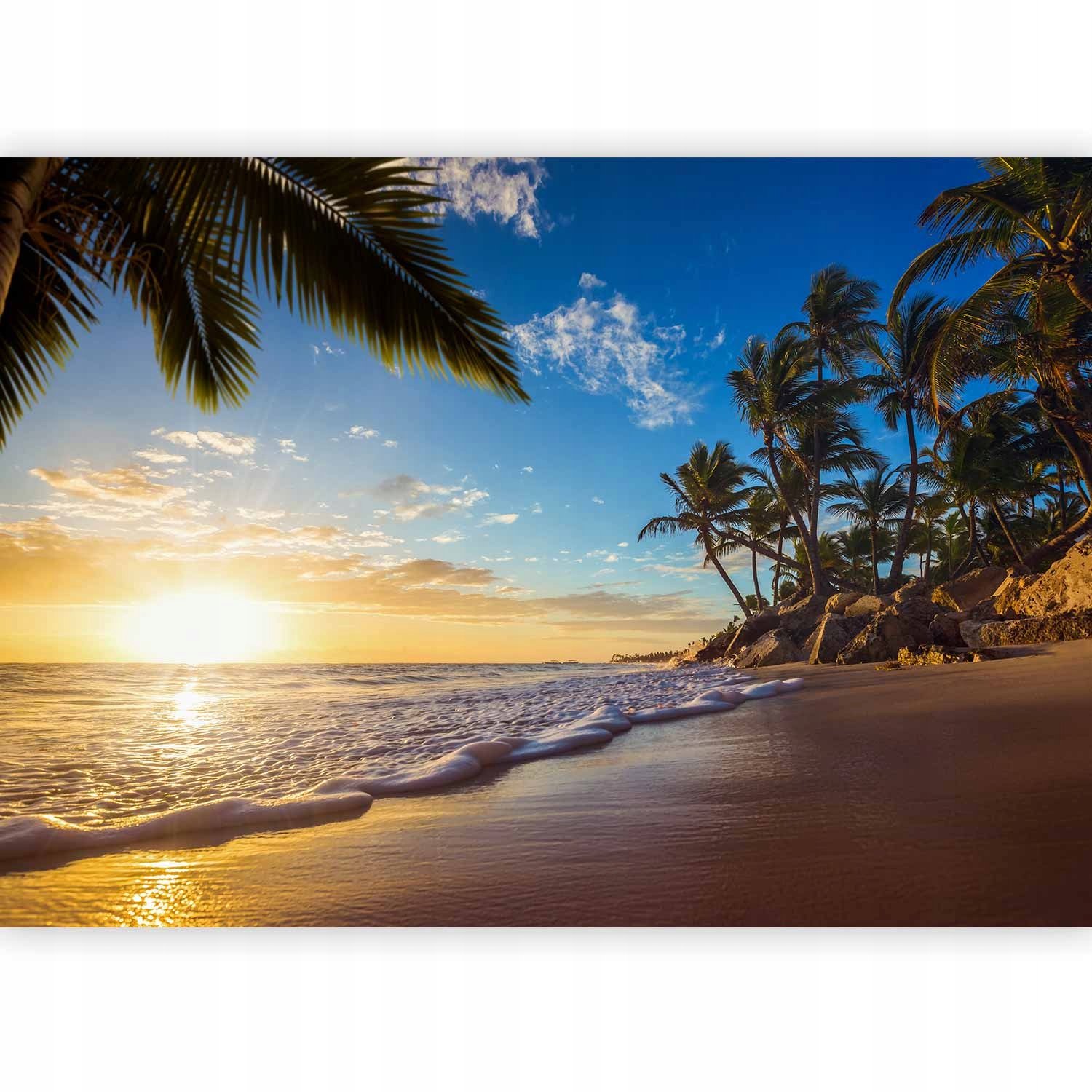Fototapeta Do Obývacího Pokoje Pláž Západ Slunce Tropika Flizelinová 300x210