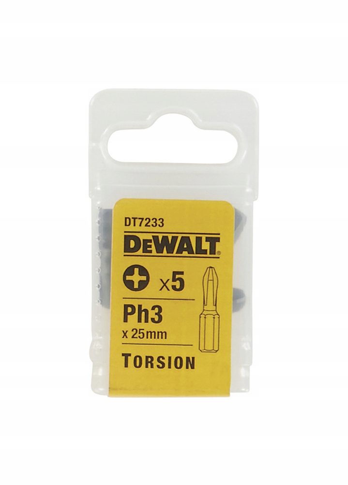 

Dewalt Końcówki Torsion PH3 25MM 5szt DT7233