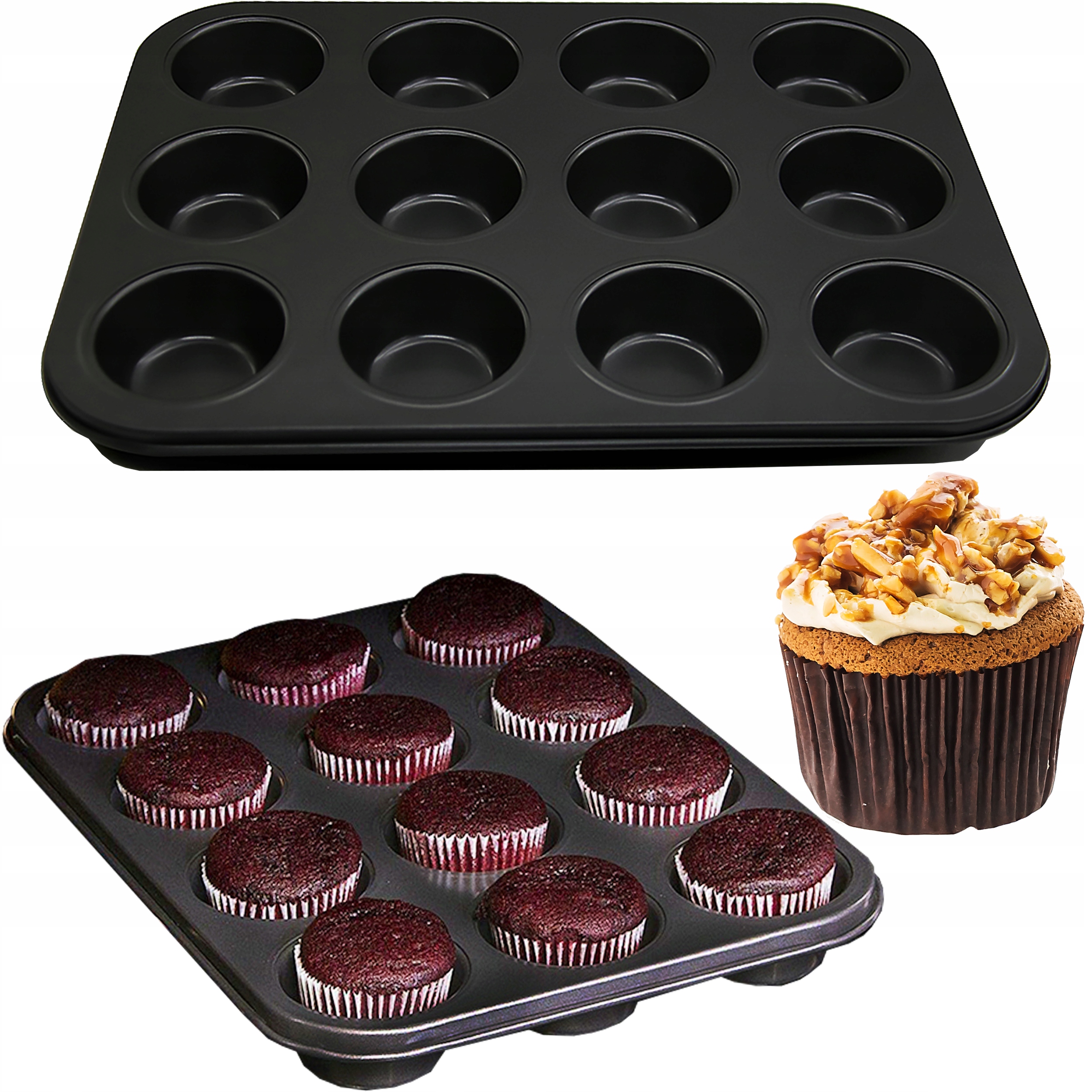

Forma Blacha Do Muffinek 12 Babeczek Muffin Teflon