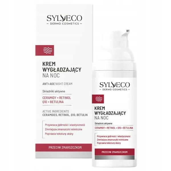 Sylveco Dermo proti vráskám, noční vyhlazující krém, 50 ml