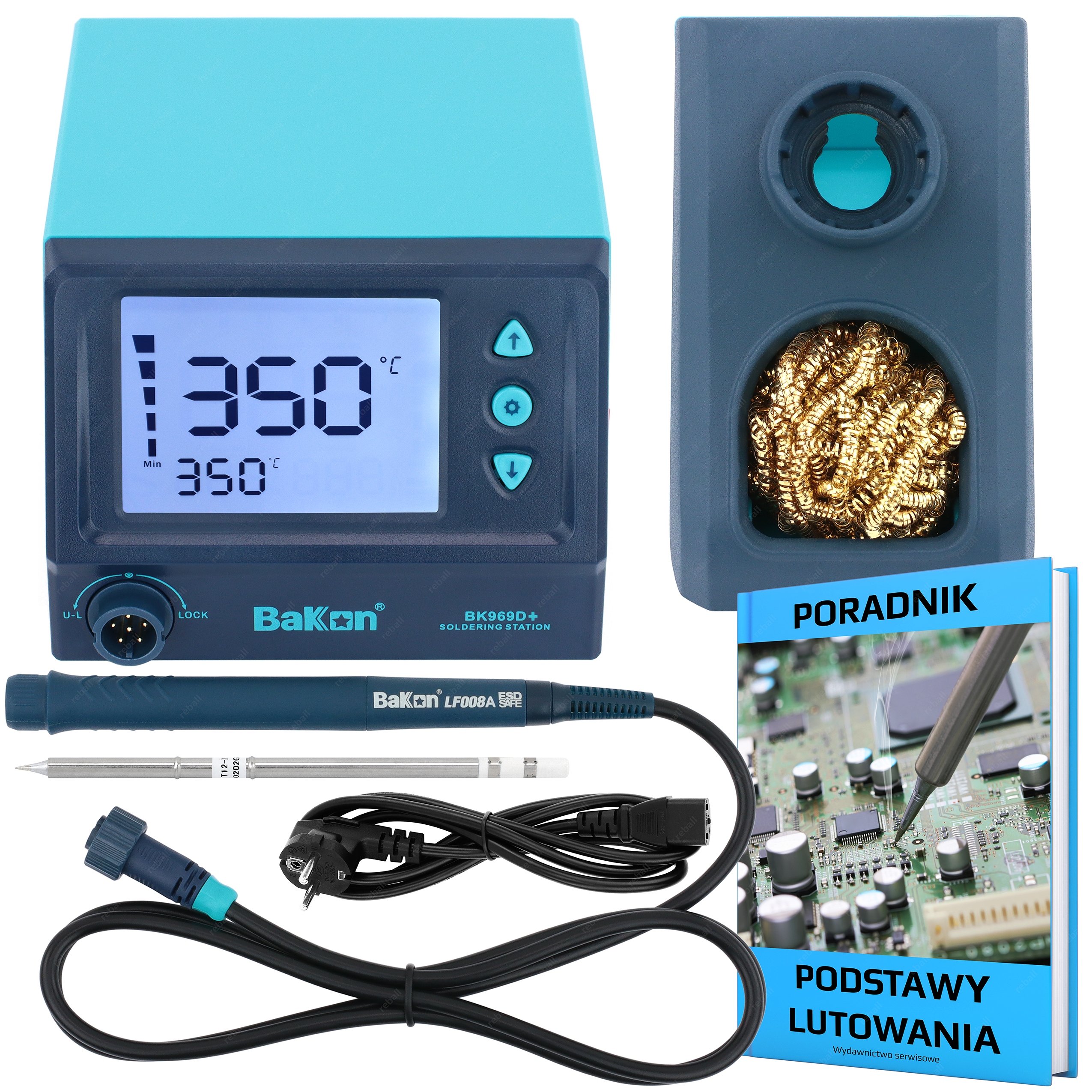 

Stacja Lutownicza Lutownica Bakon BK969D+ 75W T12