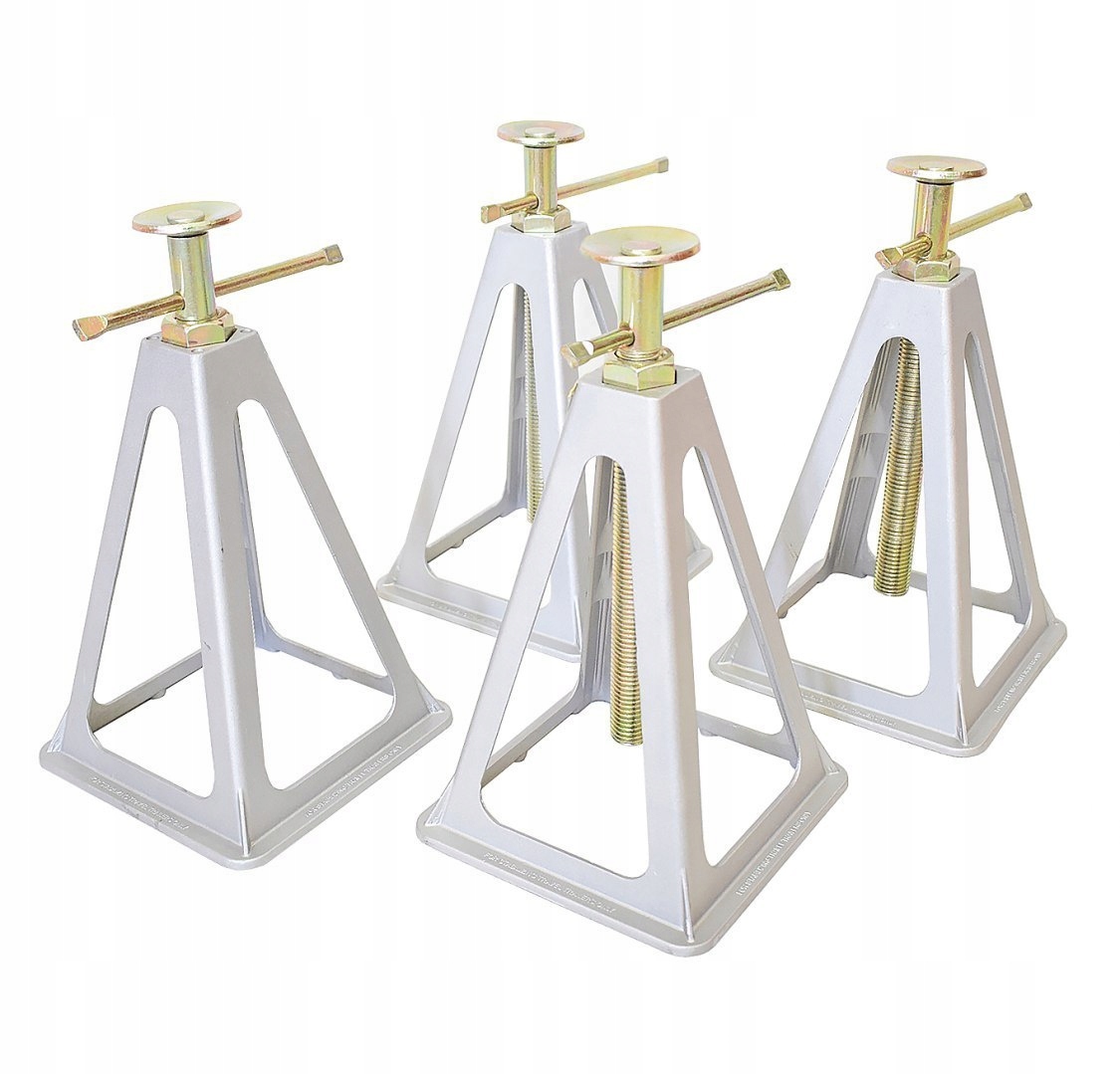 

Podpory Wsporniki Aluminiowe x4 do Przyczepy 3,6 T