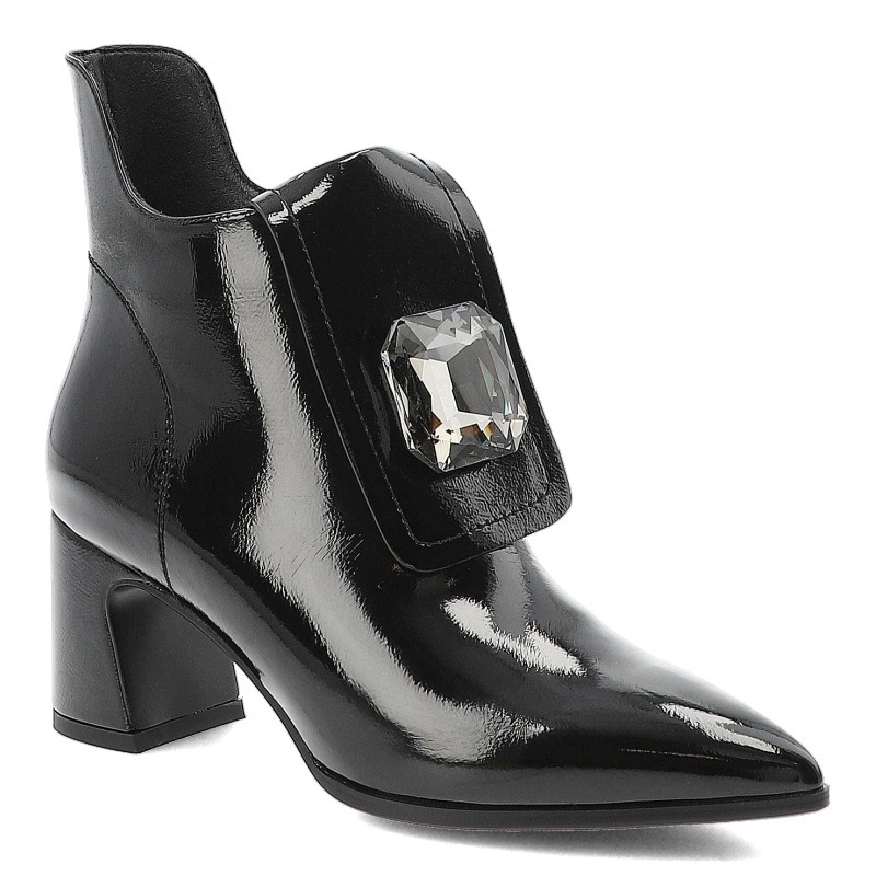 Dámské kotníkové boty D&a by S.Barski, černé, MR62-9062 Black