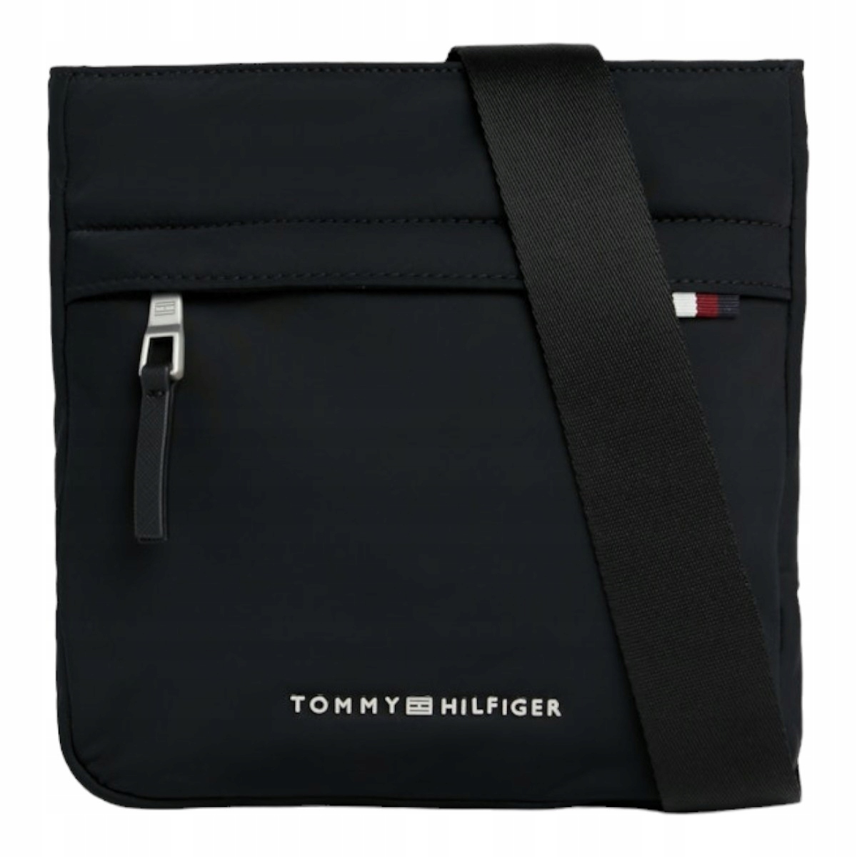 Tommy Hilfiger Taška Kabelka Přes Rameno Th Signature Mini Crossover Černá