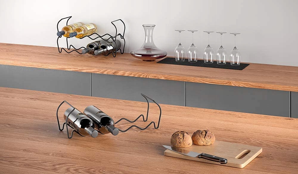 STOJAK NA WINO WODĘ 12 SZT PÓŁKA NA BLAT SWISS Marka inna