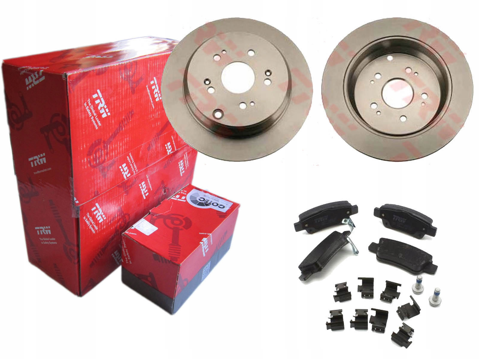 ДИСКИ КОЛОДКИ TRW ЗАДНІЙ HONDA CR-V 06-302MM