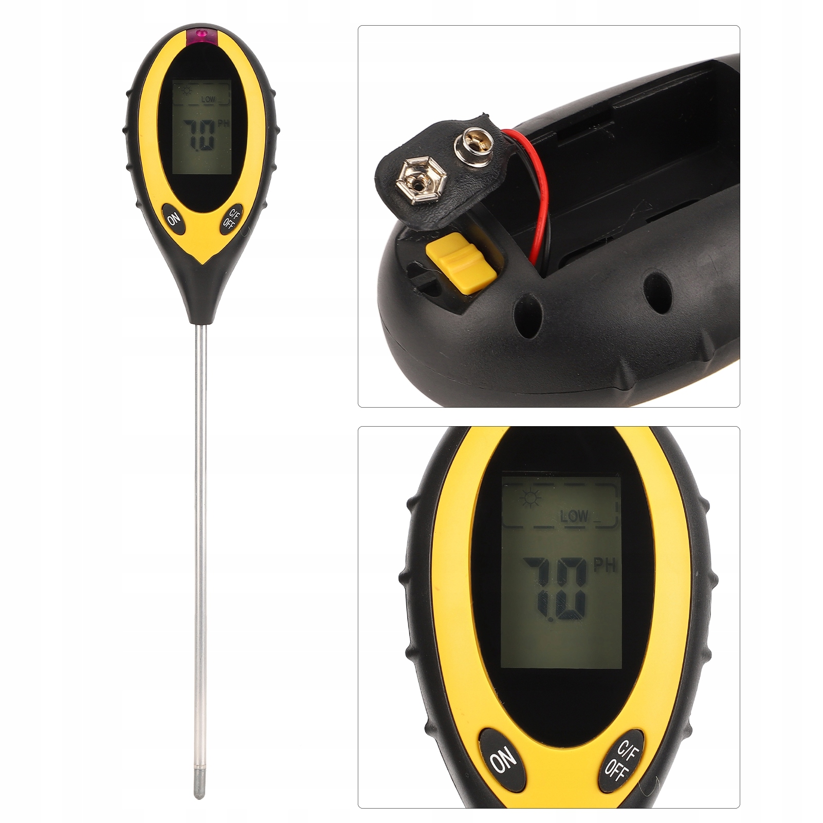 Miernik inżynierii 4 w 1 Cyfrowy kwasowy Marka bez marki
