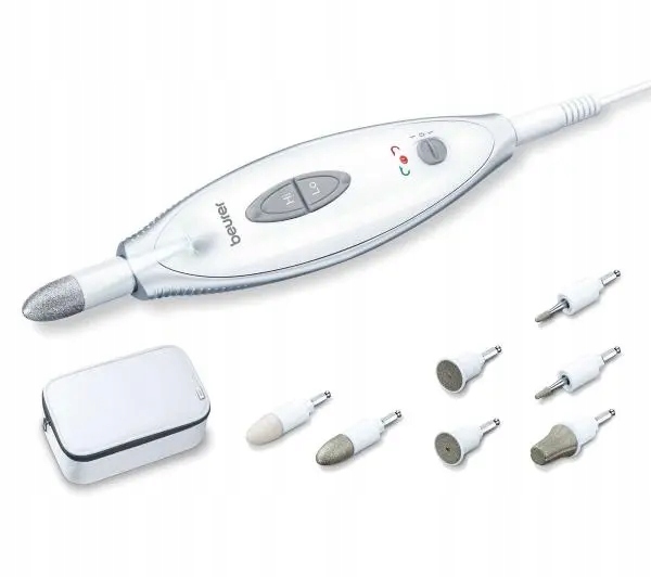 Zestaw do pielęgnacji paznokci u dłoni i stóp Beurer MP41 7 nasadek Etui