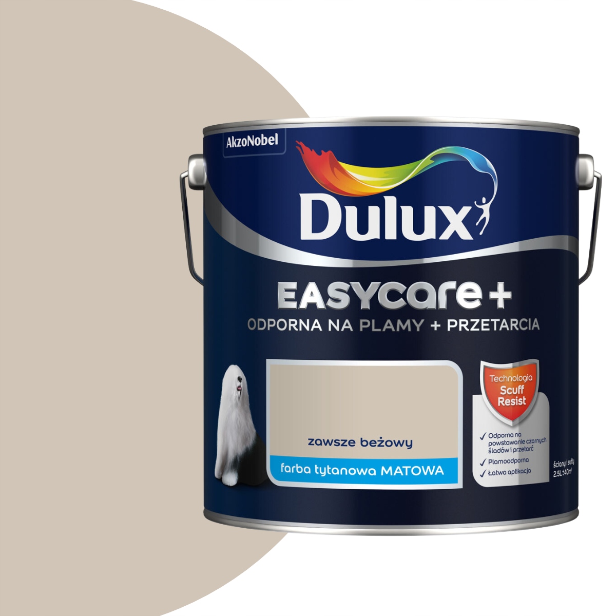 Dulux EasyCare Plus 2,5L Vždy béžová