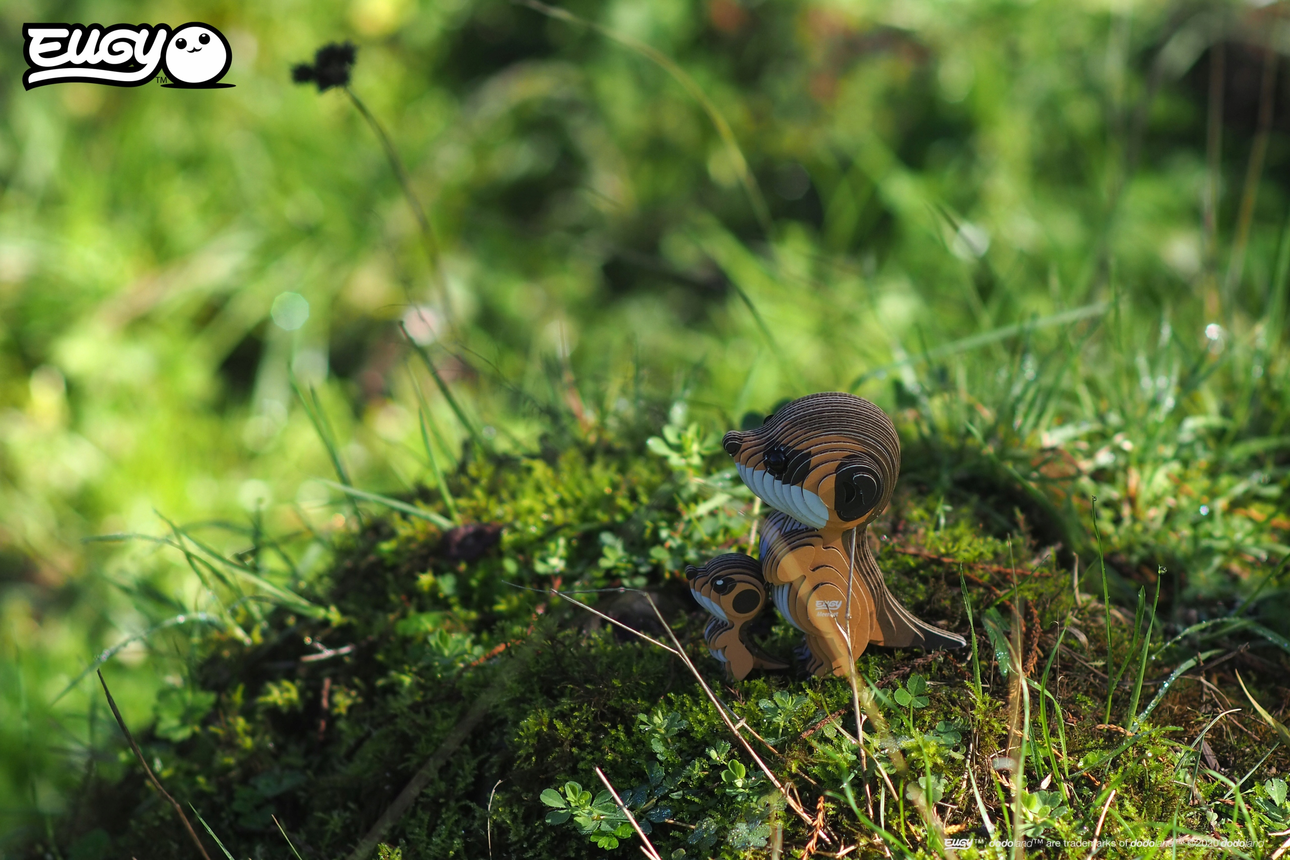 Surykatka Eugy. Eko Układanka 3D Wiek dziecka 6 lat +
