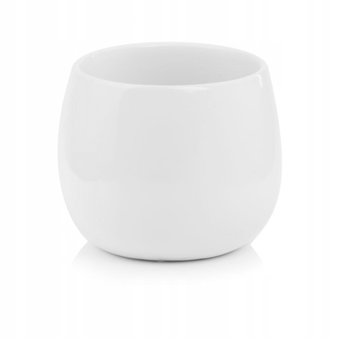 

Doniczka Ceramiczna Osłonka Na Kwiaty Biała 13,5CM