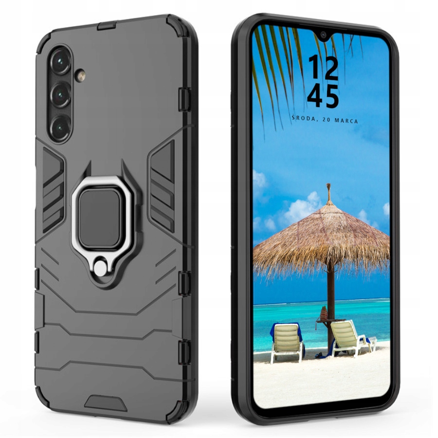 

Etui Pancerne Ring Do Samsung A14 4G 5G Szkło