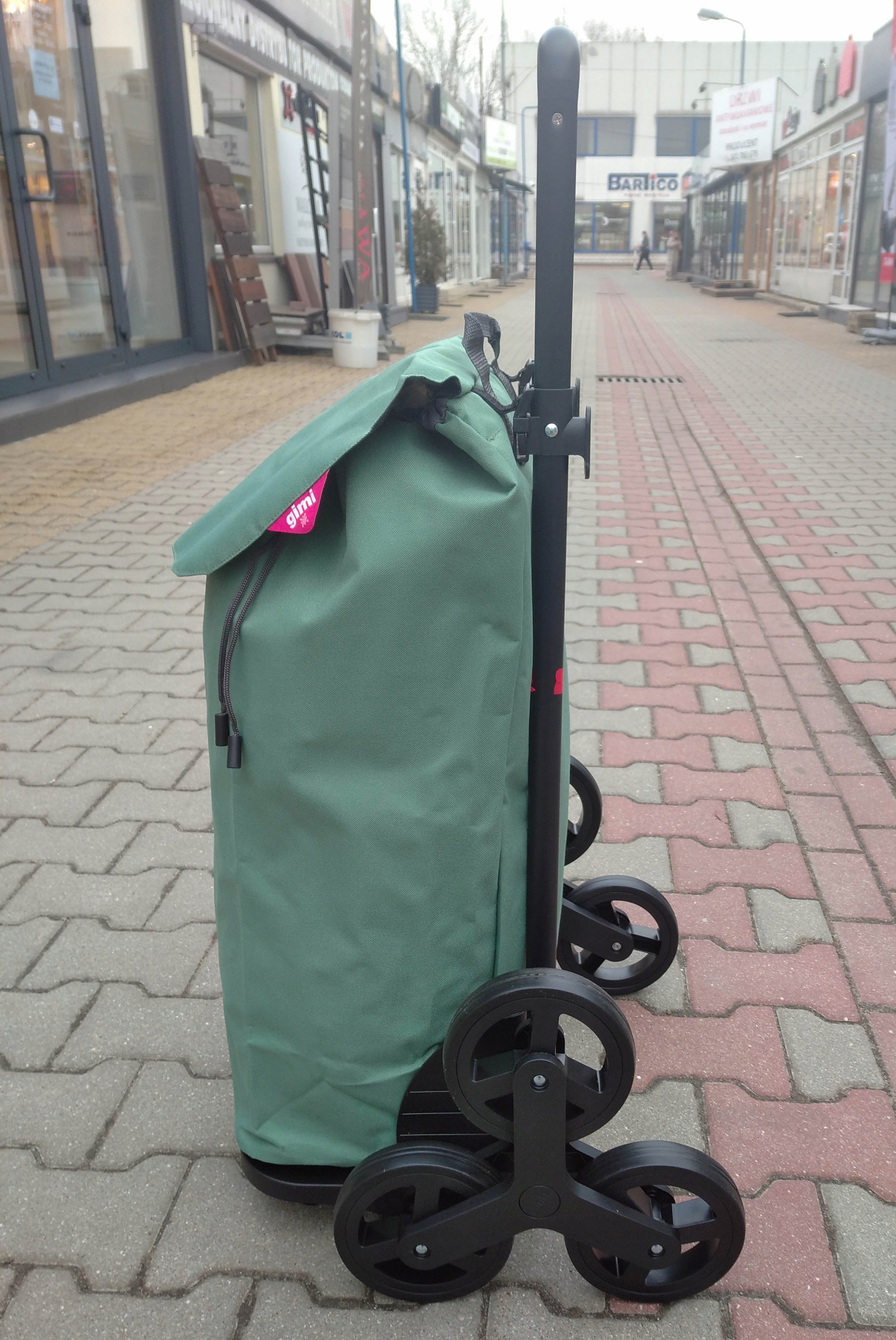 Wózek zakupy Torba kółkach Tris Gimi 6 KOŁOWY Materiał dominujący nylon