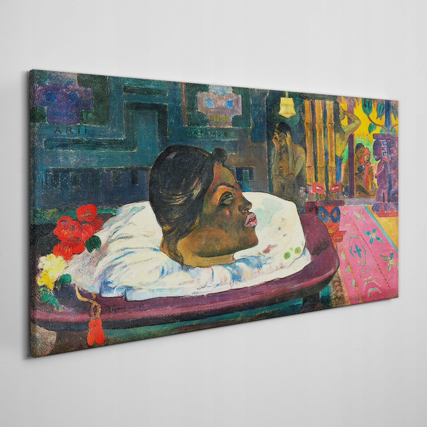 

Płótno foto obraz na ramie Tubylcy Gauguin 140x70