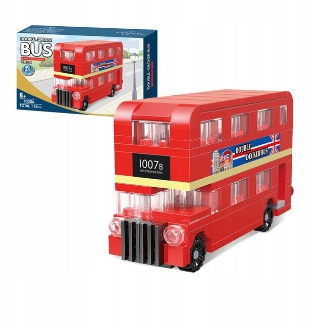 

Klocki Kloksy Autobus piętrowy double decker Bus