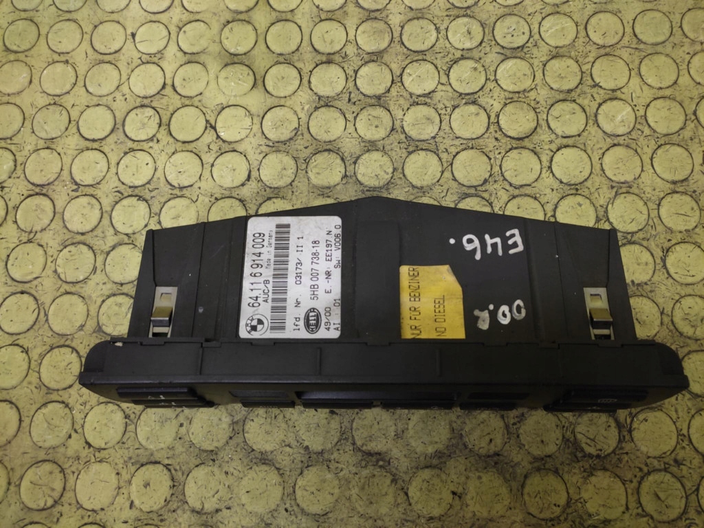BMW E46 PANEL klími klimatizaci 64116914009