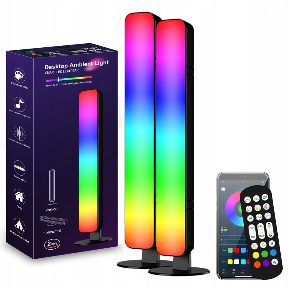 Listwa LED USB RGB Zdalne Sterowanie Zmiana Kolorów TV Atmosfera Ambient