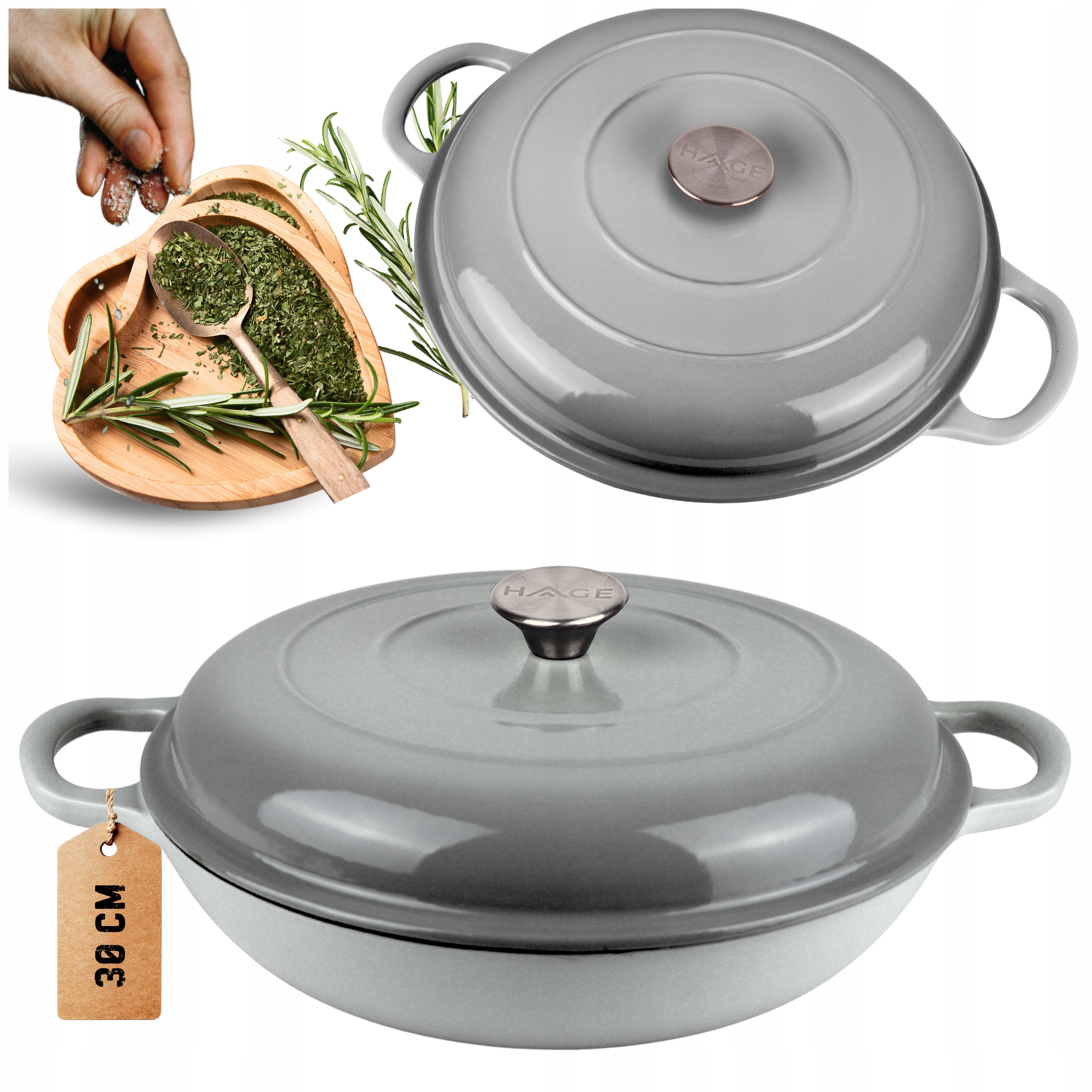 Hrnec Z Litiny, Nízká Indukce, Plyn, Trouba, Pánev Pekáč