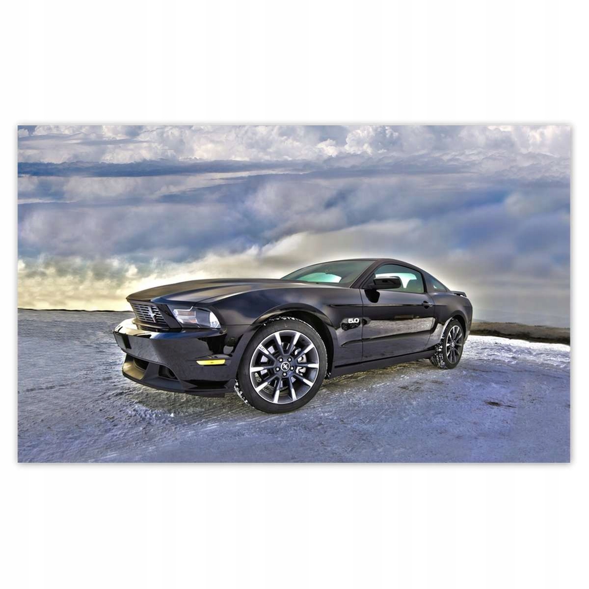 Fototapety 520x318 Ford Mustang na snehu Auto Klasika vyrobené v Usa
