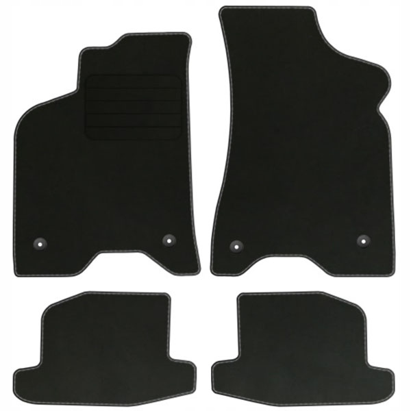 Seat Arosa 1997-2004 velurové koberce Comfort Černé
