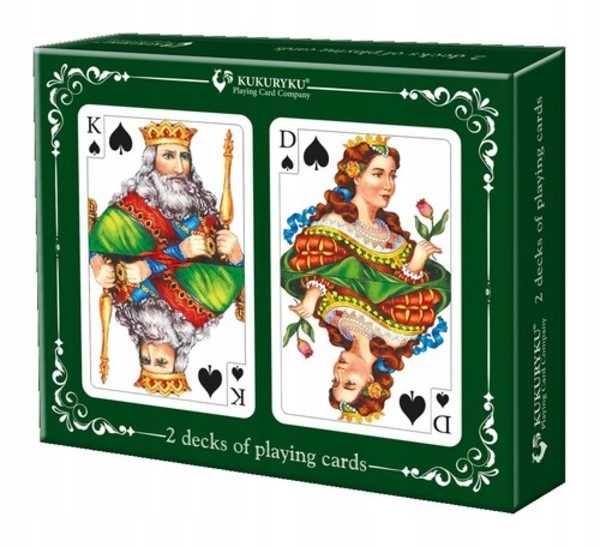 Dwie talie kart do gry