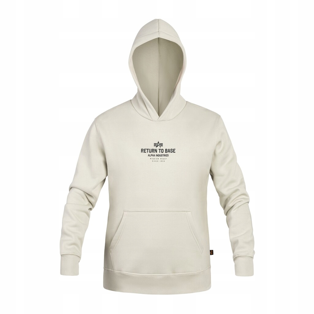 Mikina s kapucí Alpha Industries Return To Base Stone L