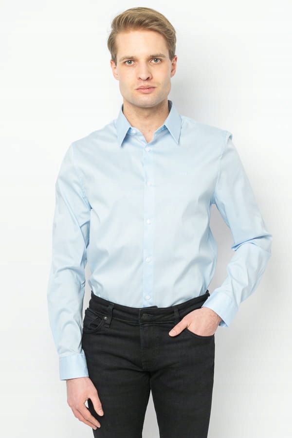 Pánská Košile Guess M1YH20 W7ZK1 Modrá XL